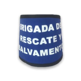 BRAZALETE DE BRIGADISTA DE RESCATE Y SALVAMENTO