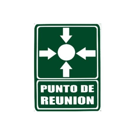 SEÑALAMIENTO PUNTO DE REUNION 30X40